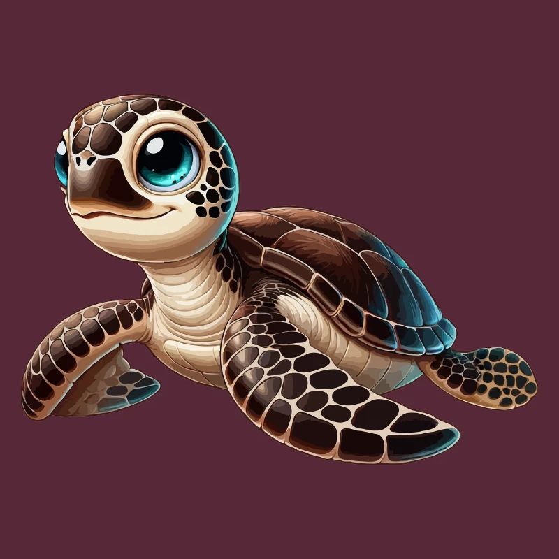 Hawksbill turtle young