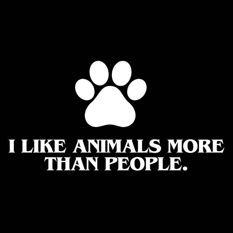 J’aime les animaux plus que les gens