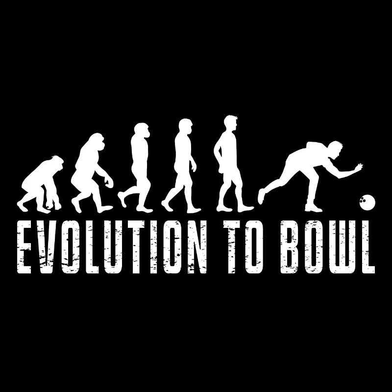Bowling Evolution To Bowl Sport Gift Idea