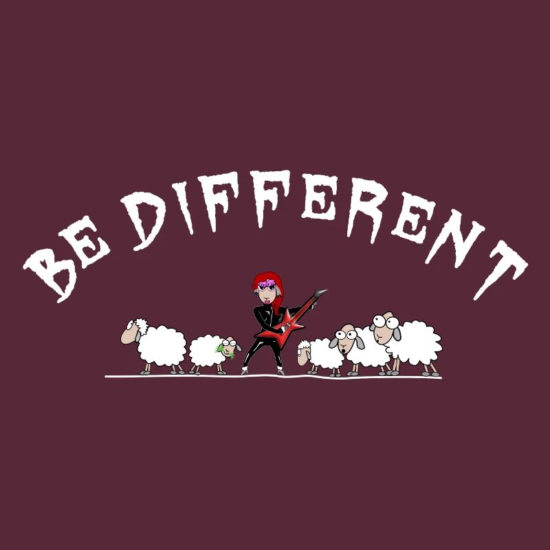 Schaf - sei anders - Hardrockschaf