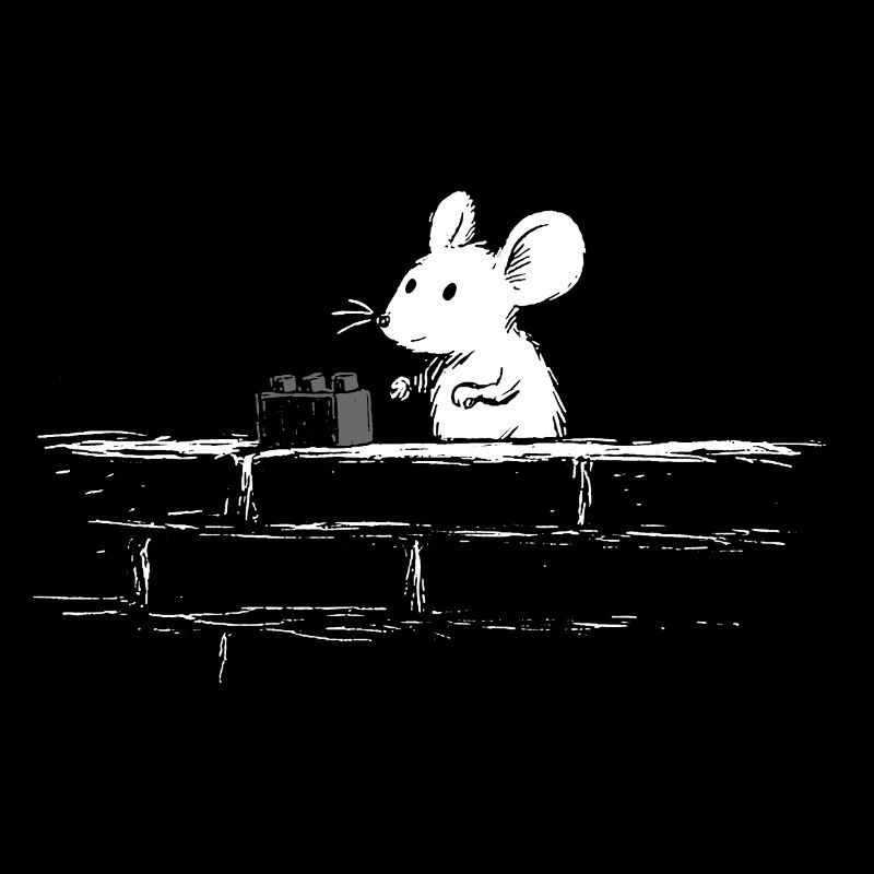 Baustein-Maus