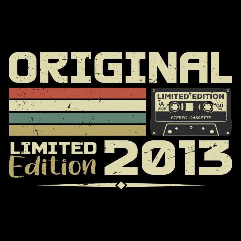 Retro 2013 Birthday Gift Born in 2013 Original