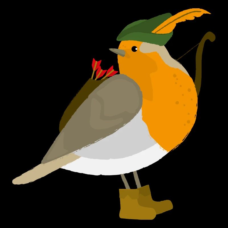 Robin des Bois Rouge-gorge coloré