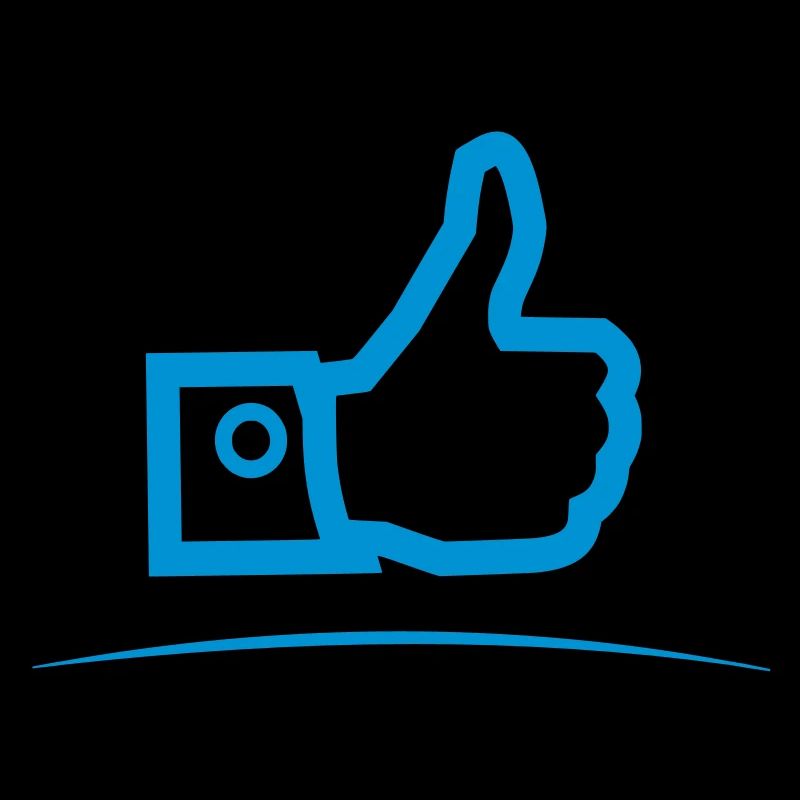 Thumbs up - underlined