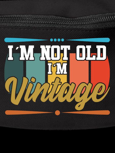 Ich bin nicht alt textile Geschenkidee