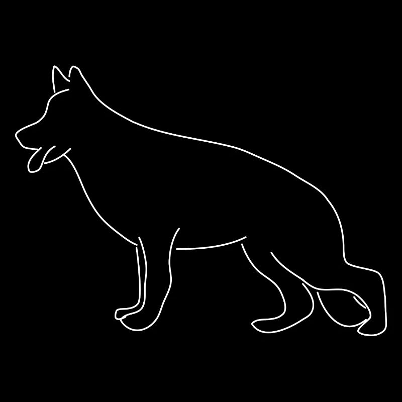 German Shepherd Contour