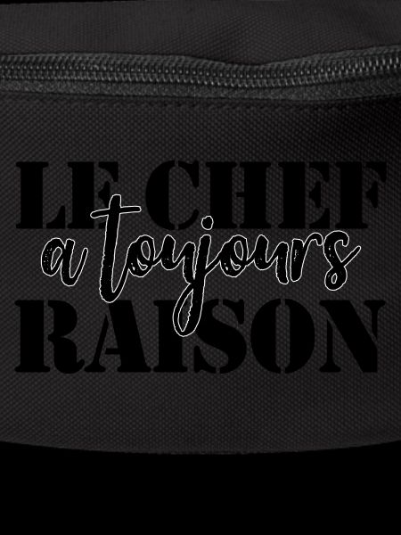 Chef is always right