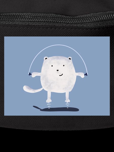 cat jumping rope