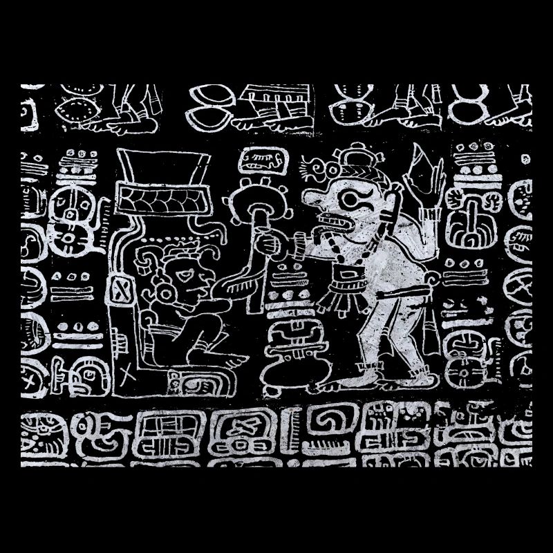 Aztekisches Grafikdesign