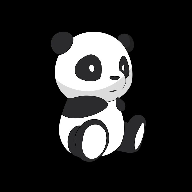 Smiling panda
