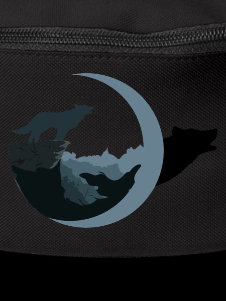 Wolf by the moonlight
