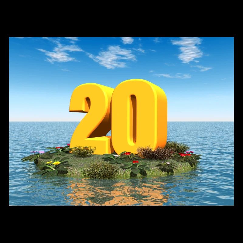 Jahreszahl 20