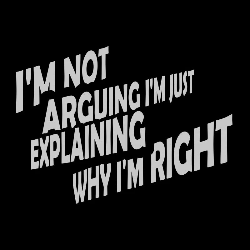 I m not arguing