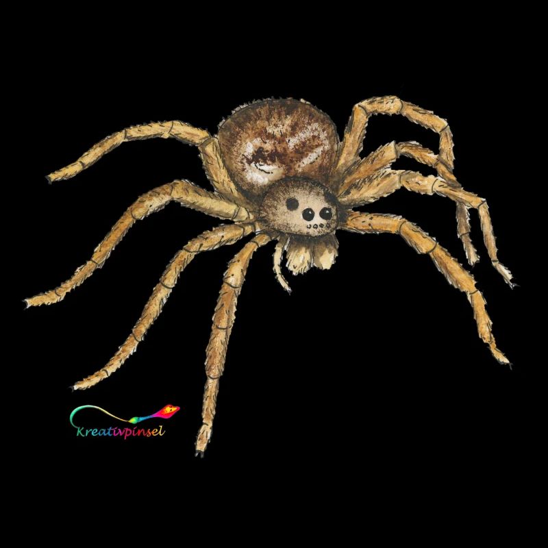 Wolf spider, a native spider