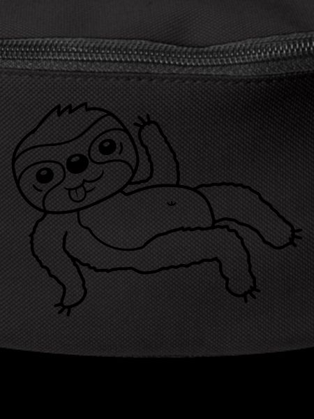 Sloth chills lying waving