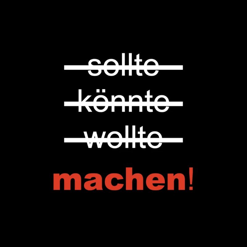 sollte könnte wollte machen