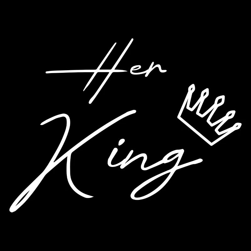 her king his queen pair white