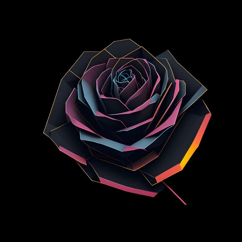 Abstract Rose