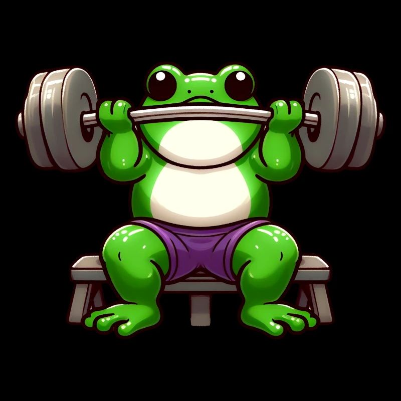 Grenouille Bodybuilder Incroyable