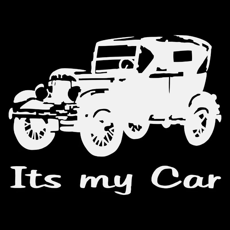 Oldtimer Motiv mit Schrift