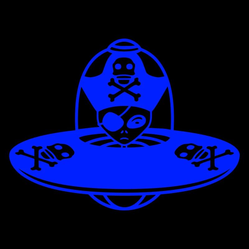 Alien Pirate Ufo Captain Cap Funny Alien