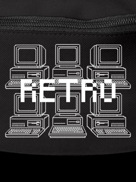 Rétro grille informatique techno