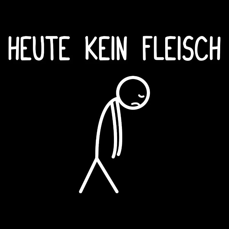 Heute kein Fleisch Grill Metzger Fleischliebhaber