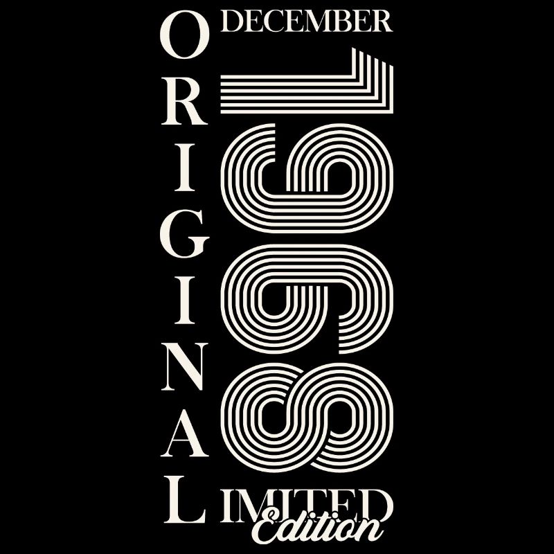 55th Birthday Original December Born 1968