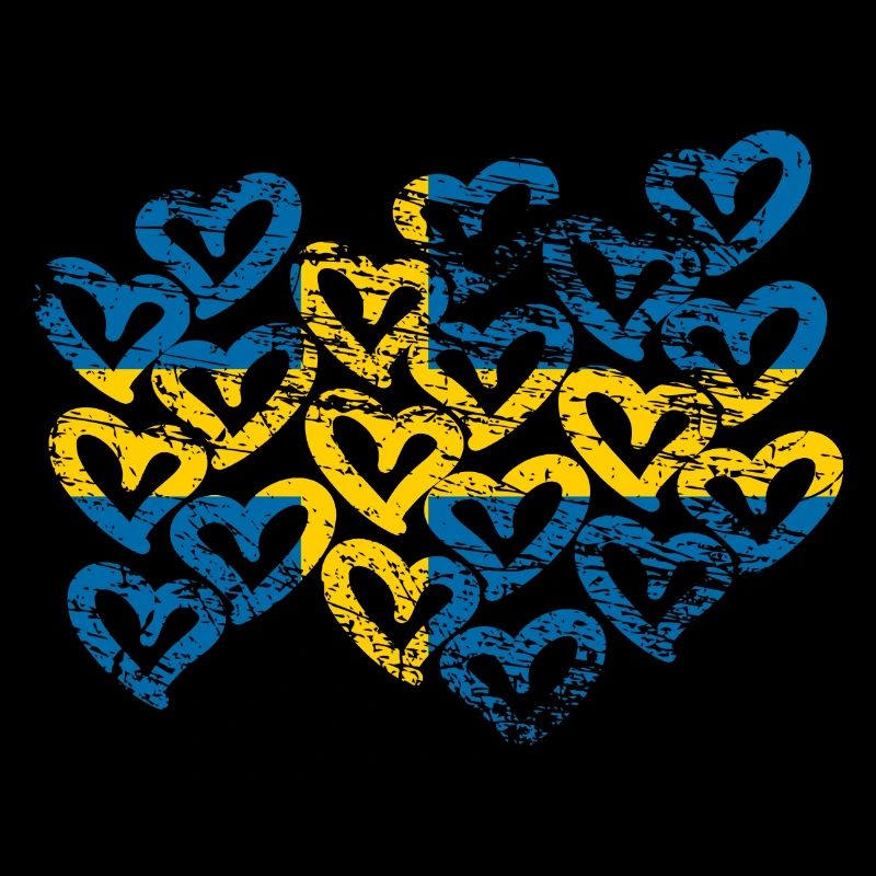 Drapeau avec coeur