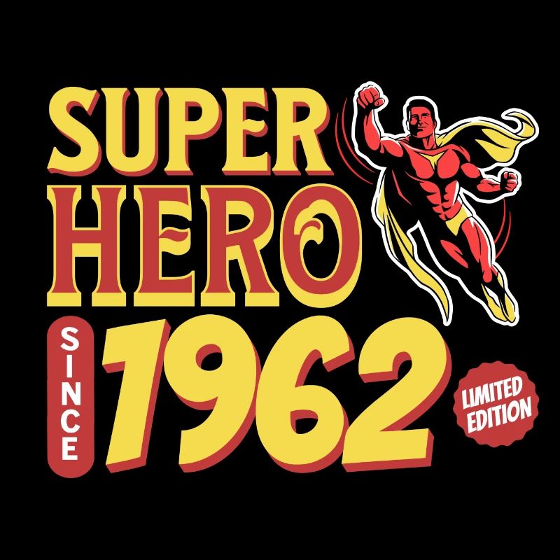 Super Héros Depuis 1962 - Anniversaire 60 Ans