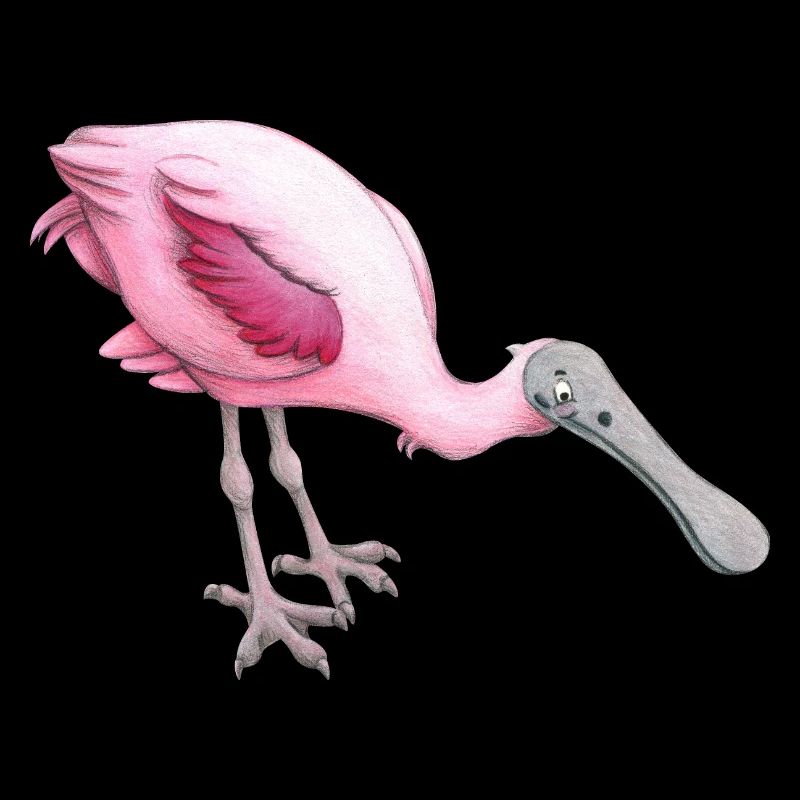 pink spoonbill