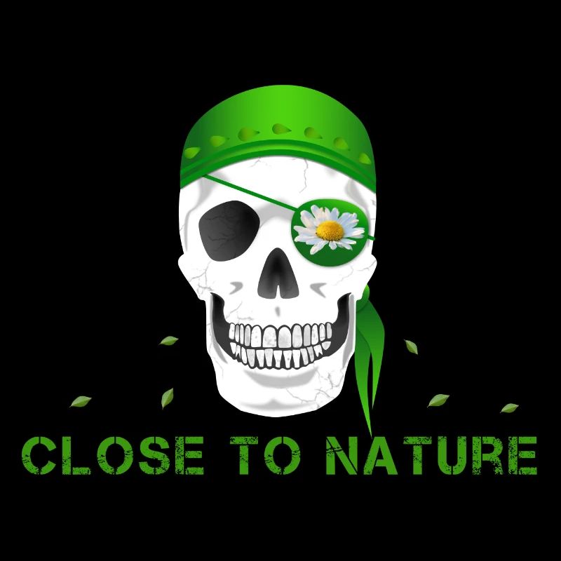crâne proche de la nature