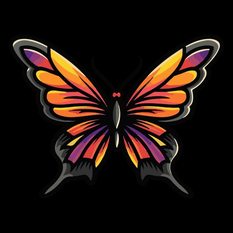 Schmetterling Comic