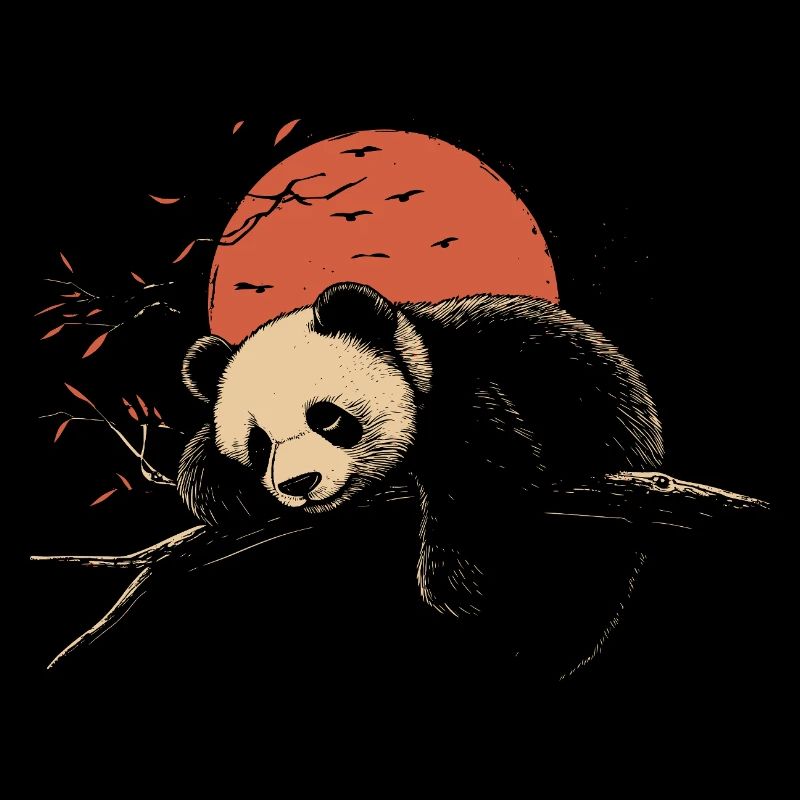 Panda endormi