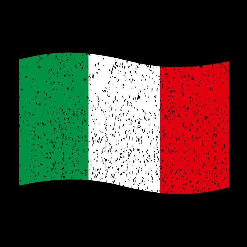 drapeau italien vintage