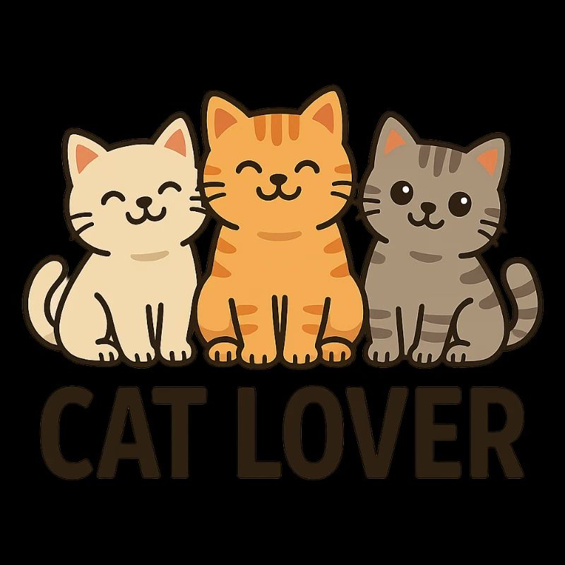 Cute Cat Lover Trio