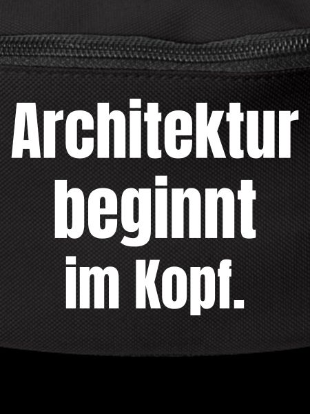 Architecture begins in the mind