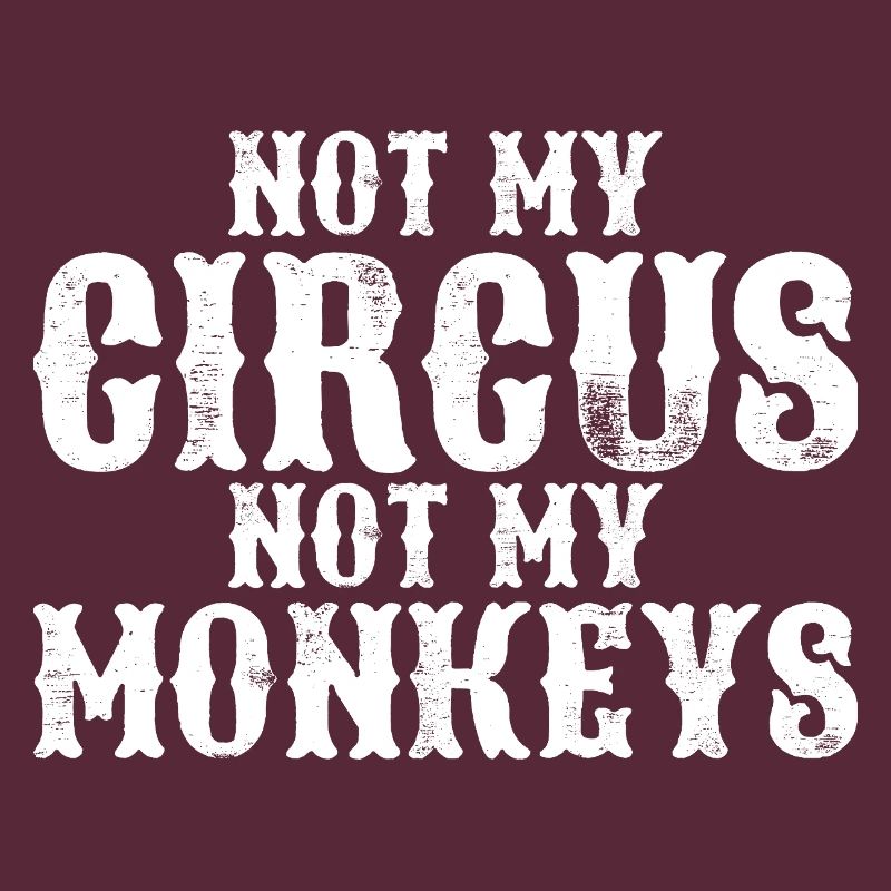 Pas mon cirque, pas mes singes