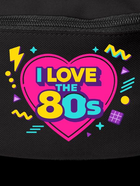 80er Retro Herz Neon Design