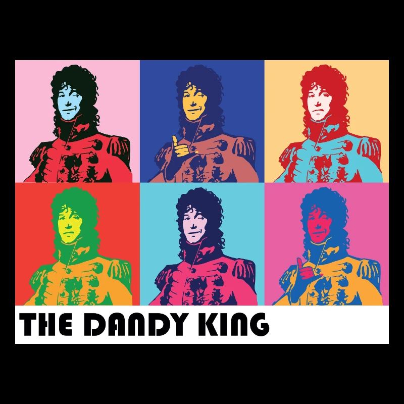 Dandy King Pop Art Portrait