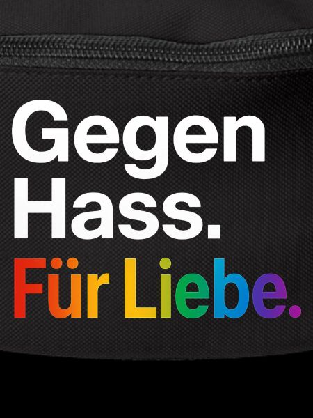Regenbogen Liebe Statement Spruch Shirt CSD