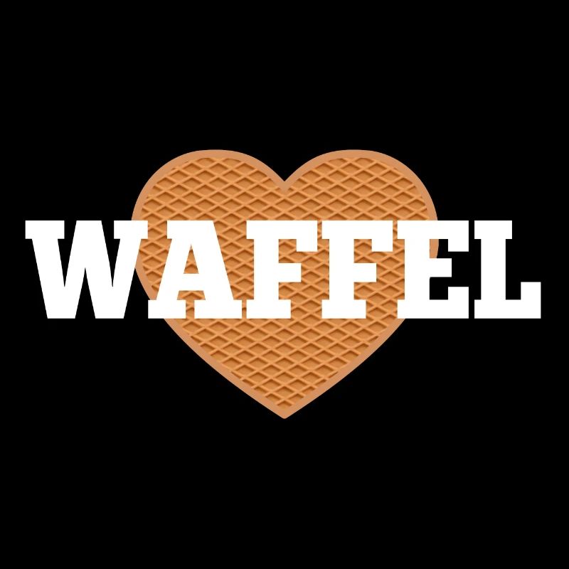 Waffel Love Herz
