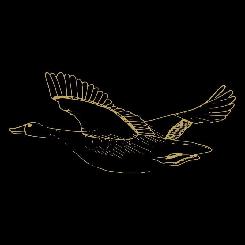 Illustrierte Designs mit Gans