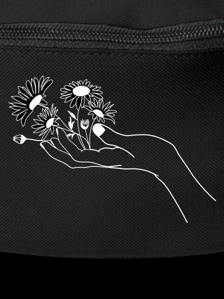 Hand with flowers