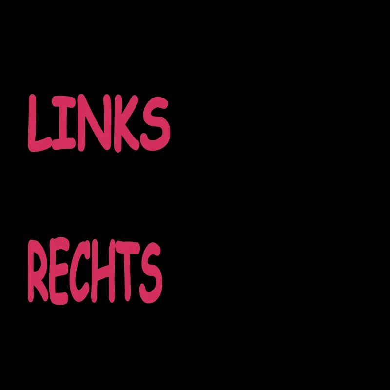 LINKShänder machen keine RECHTSchreibfehler