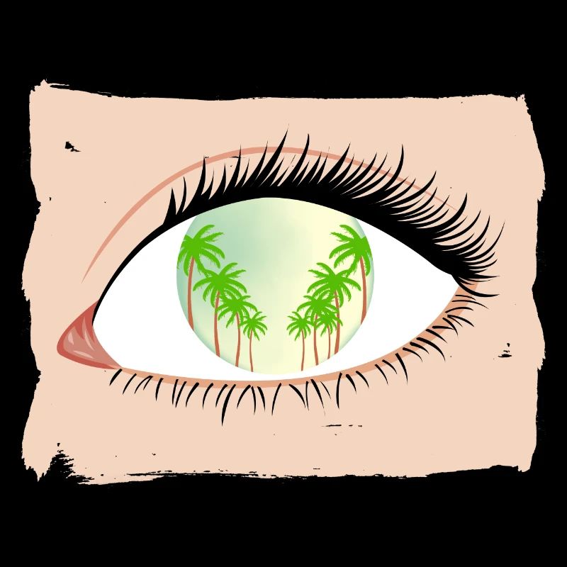 Palm trees in sight