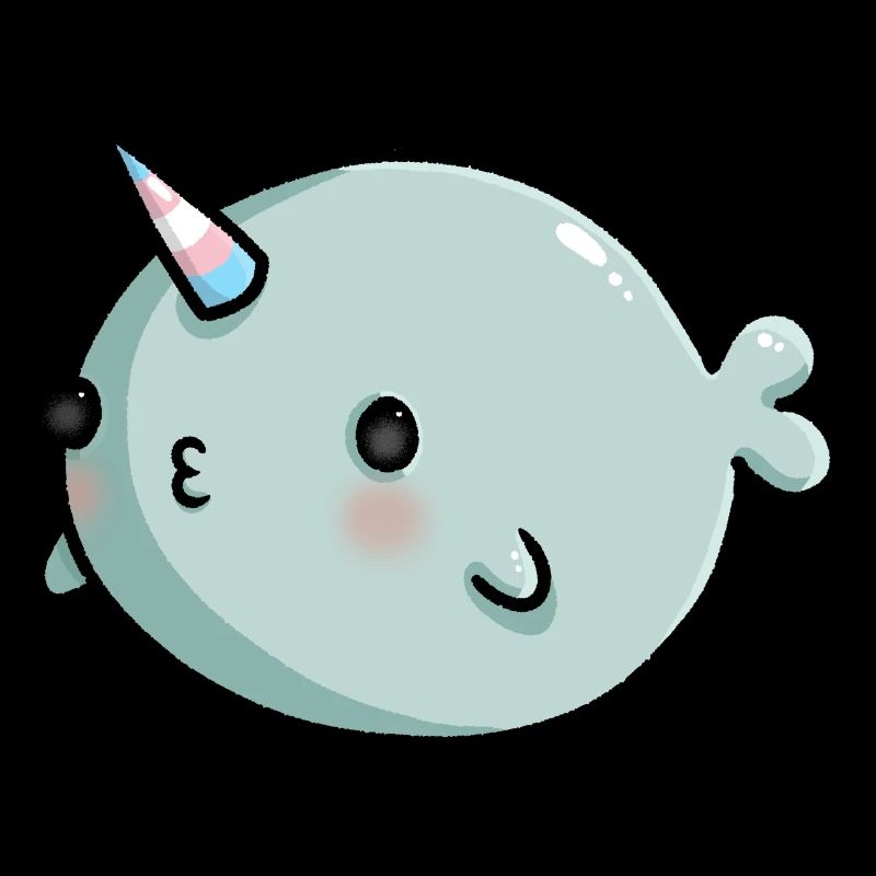 Doux Narwal Transgender Drapeau Drapeau LGBTQ