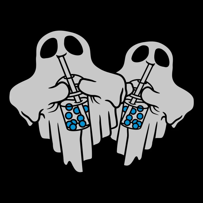 2 Bubble Tea Ghosts