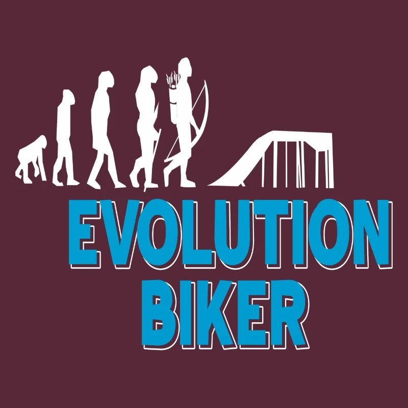 Funny Evolution Of A Biker Motorcycle Lover