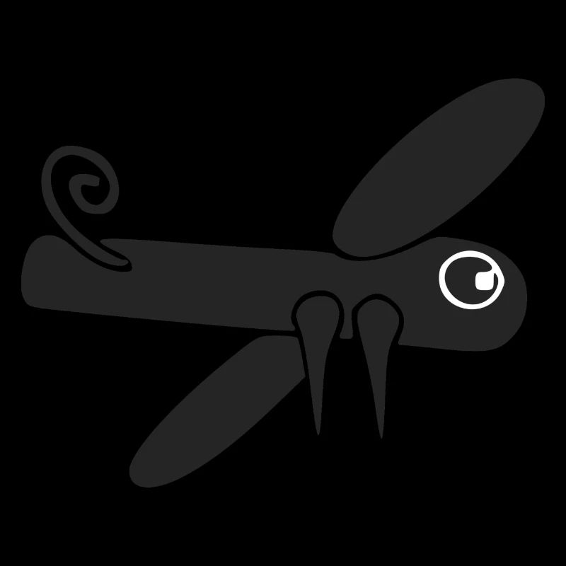 Stylized dragonfly
